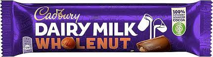 Dairy Milk Wholenut Bar Cadbury 55gm