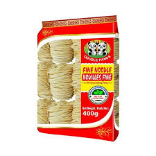 Egg Noodles Fine 3mm Double Panda 400gm