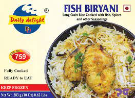 Frozen Fish Biryani Daily Delight 283gm (Only for Blanch, Lucan, Meath, Maynooth & Kilcock)