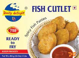 Frozen Fish Cutlet Daily Delight 350gm (Only Click & Collect)