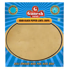 Black Pepper Pappad Ganesh 200gm