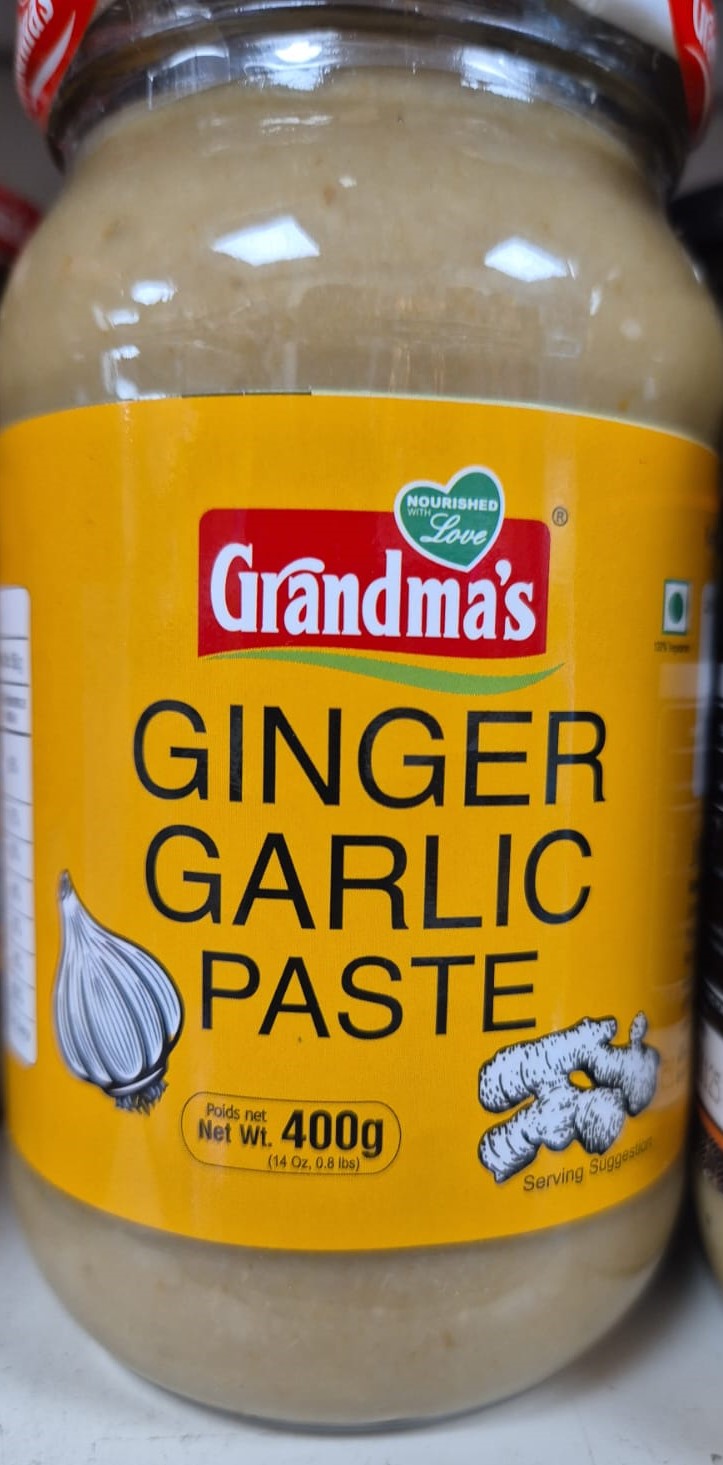 Ginger Garlic Paste Grandmas 400gm