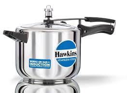 Pressure Cooker Stainless Steel Wide Hawkins 5L