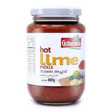 Hot Lime Pickle Grandmas 400gm