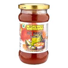 Hot Mango Chutney Mothers 340gm