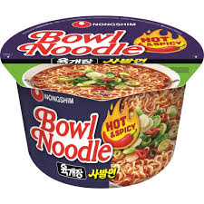 Noodles Bowl Hot & Spicy Nongshim 100gm