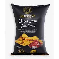 Iberian Ham Chips Snack Gold 40gm