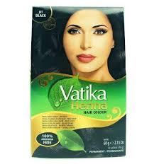 Vatika Henna Hair Colour Jet Black Dabur 60gm