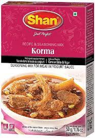 Korma Curry Mix Shan 50gm