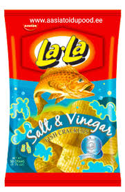 Fish Crackers Salt & Vinegar La La 100gm