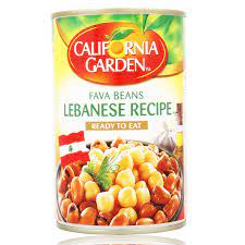 Fava Beans Lebanese Recipe California Gardens 400gm