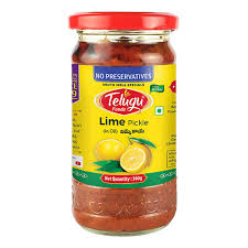Lime in Oil Pickle Telugu Foods 300gm B1G1