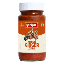 Mango Ginger W/o Garlic Pickle Priya 300gm