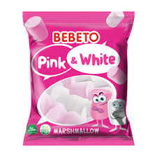 Marshmallow Pink & White Babeto 60gm
