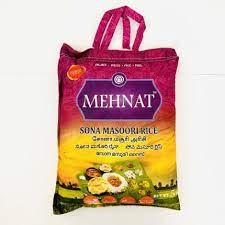 Sona Masuri Rice Mehnat 10kg ( Only 1 bag per order)