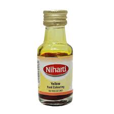 Liquid Food Colour Yellow Niharti 28ml