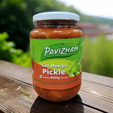 Cut Mango Pickle Pavizham 400gm