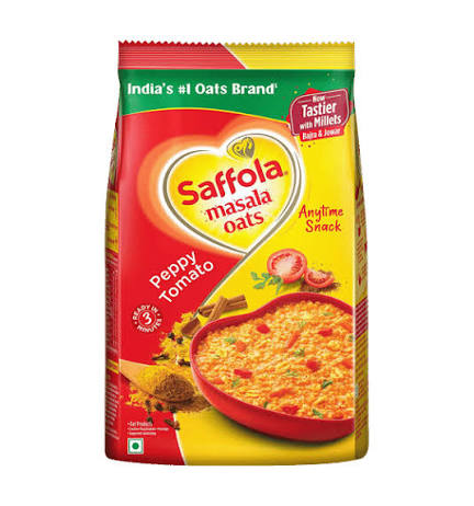 Masala Oats Millet Peppy Tomato Saffola 500gm
