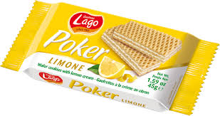 Poker Lemon Waffers Lago 45gm