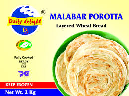 Frozen Malabar Porotta DD 2kg (Only for Blanch, Lucan, Meath, Maynooth & Kilcock)