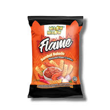 Flame Prawn Cracker Miaow Miaow 50gm