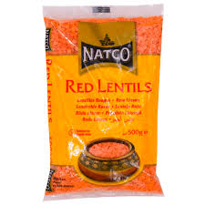 Red Lentils Polished Natco 500gm