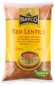 Red Lentils (Masoor Dal) Natco 2kg