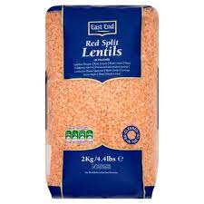 Red Split Lentils East End 2kg