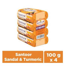 Santoor Soap 100gm x 4