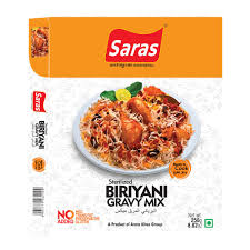 Biryani Gravy Mix Saras 250gm