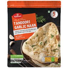 Frozen Tandoori Garlic Naan Haldirams 400gm (Only for Blanch, Lucan, Meath, Maynooth & Kilcock)