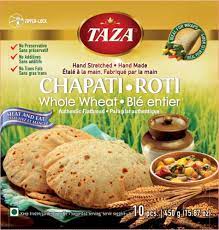 Frozen Chapati Wholemeal Taza 550gm