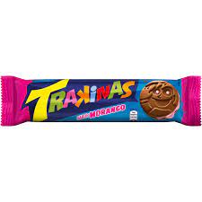 Bolacha Morango Trakinas 126gm