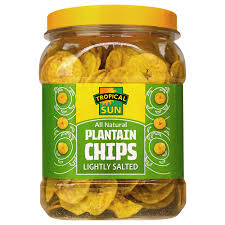 Plantain Chips Salted Tropical Sun 450gm