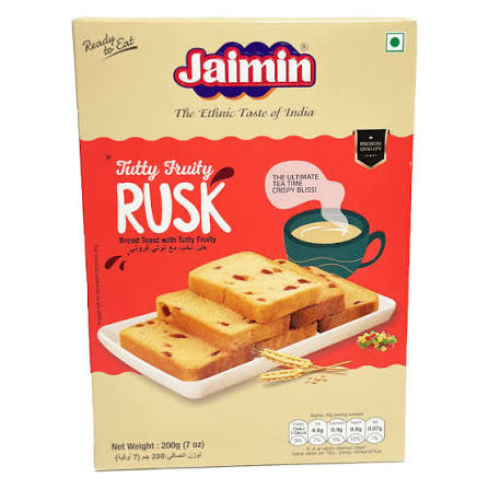 Tutty Fruity Rusk Jaimin 200gm
