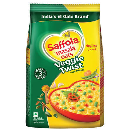 Oats Millet Veggie Twist Saffola 500gm