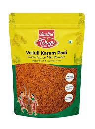 Vellulli Karam Podi (Garlic Spice mix powder) Telugu Foods 100gm