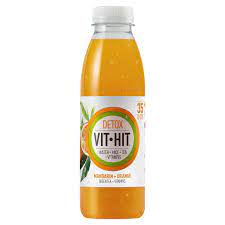 Vit Hit Detox Mandarin Orange Green Tea Drinks 500ml