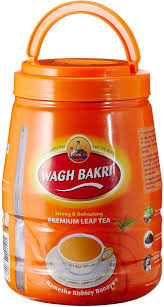 Premium Leaf Tea Pet Jar Wagh Bakri 1kg