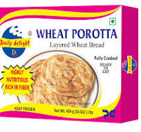 Frozen Wheat Porotta Daily Delight 454gm (Only Click & Collect)