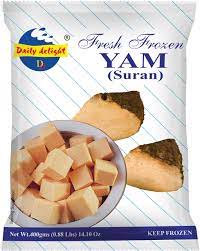 Frozen Yam Suran Daily Delight 400gm (Only for Blanch, Lucan, Meath, Maynooth, & Kilcock)