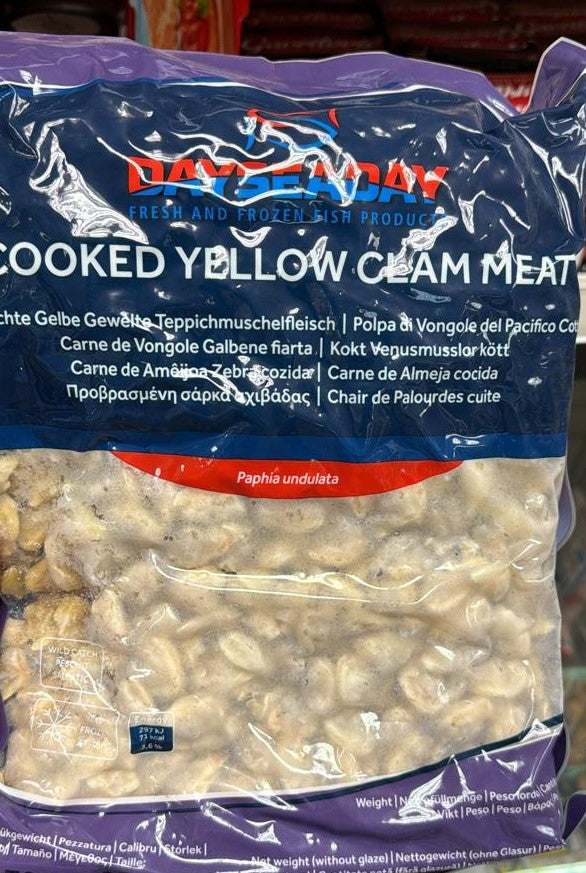 Frozen Yellow Clam Meat Day Sea Day 700-1000gm (Only for Blanch, Lucan, Meath, Maynooth & Kilcock)