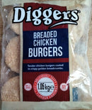 Frozen Chicken Burger Diggers 1kg ( Only for Blanch, Lucan, Meath, Maynooth, & Kilcock)