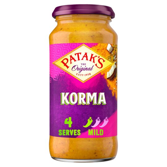 Cooking Sauce Korma Pataks 450g