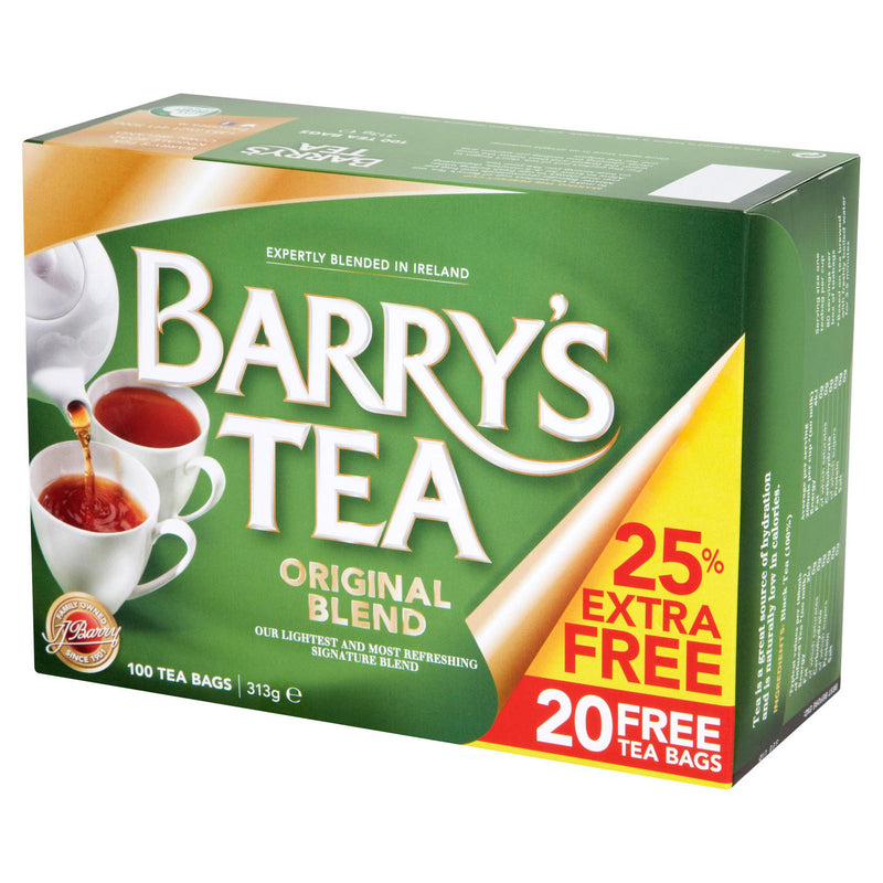 Tea bags Original Barrys 80s 25 % FREE