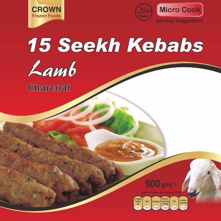 Frozen Kebab Lamb Crown 15pcs ( Only for Blanch, Lucan, Meath, Maynooth & Kilcock)