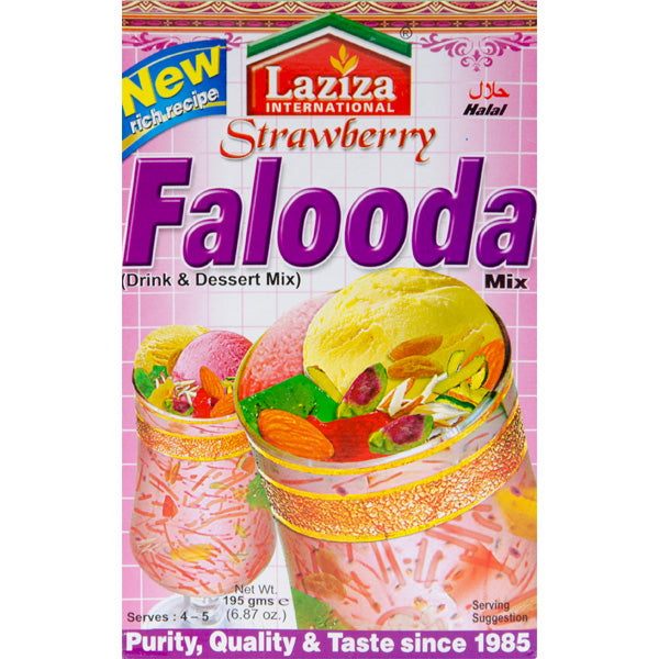 Falooda Mix Strawberry Laziza 195g