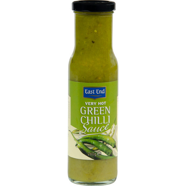 Green Chilli Hot Sauce East End 260g