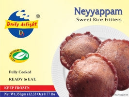 Frozen Neyyappam Daily Delight 350gm (Only for Blanch, Lucan, Meath, Maynooth & Kilcock)