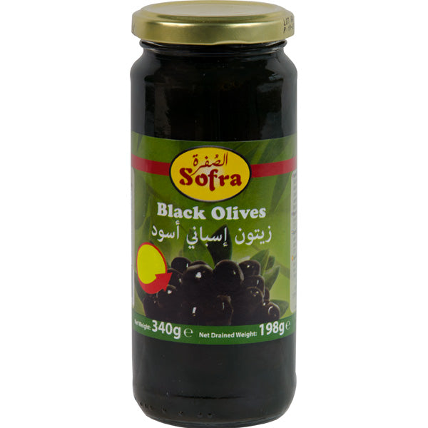 Olives Black Whole Sofra 330g